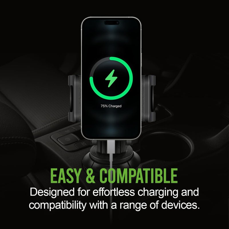 cellet Car Phone Holder Mount, Car Cup Phone Holder Mount, Compatible with Apple iPhones, Samsung Galaxy, Motorola Moto Google Pixel Smartphones (Fits for Tesla Model 3 Y S X) 6.5-Inch - Image 5